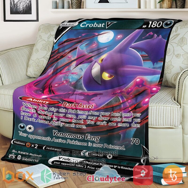 Pokemon Crobat V Blanket