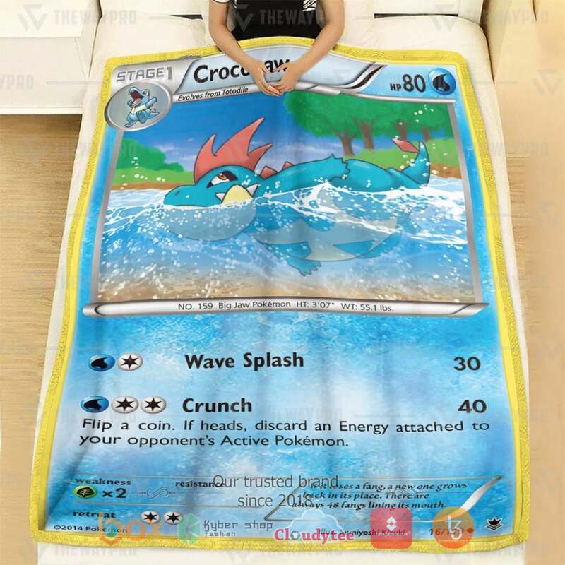 Pokemon Croconaw Phantom Forces Blanket 2 Pokemon Croconaw Phantom Forces Blanket 1