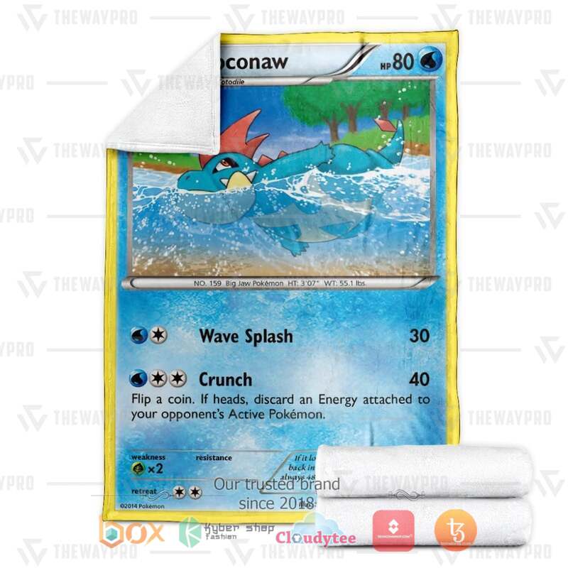 Pokemon Croconaw Phantom Forces Blanket 4 Pokemon Croconaw Phantom Forces Blanket 1 2 3