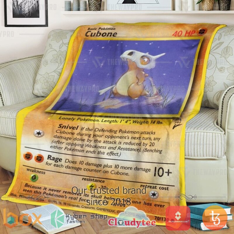 Pokemon Cubone Blanket