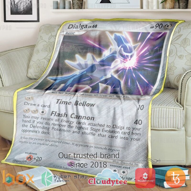 Pokemon Dialga Great Encounters Blanket