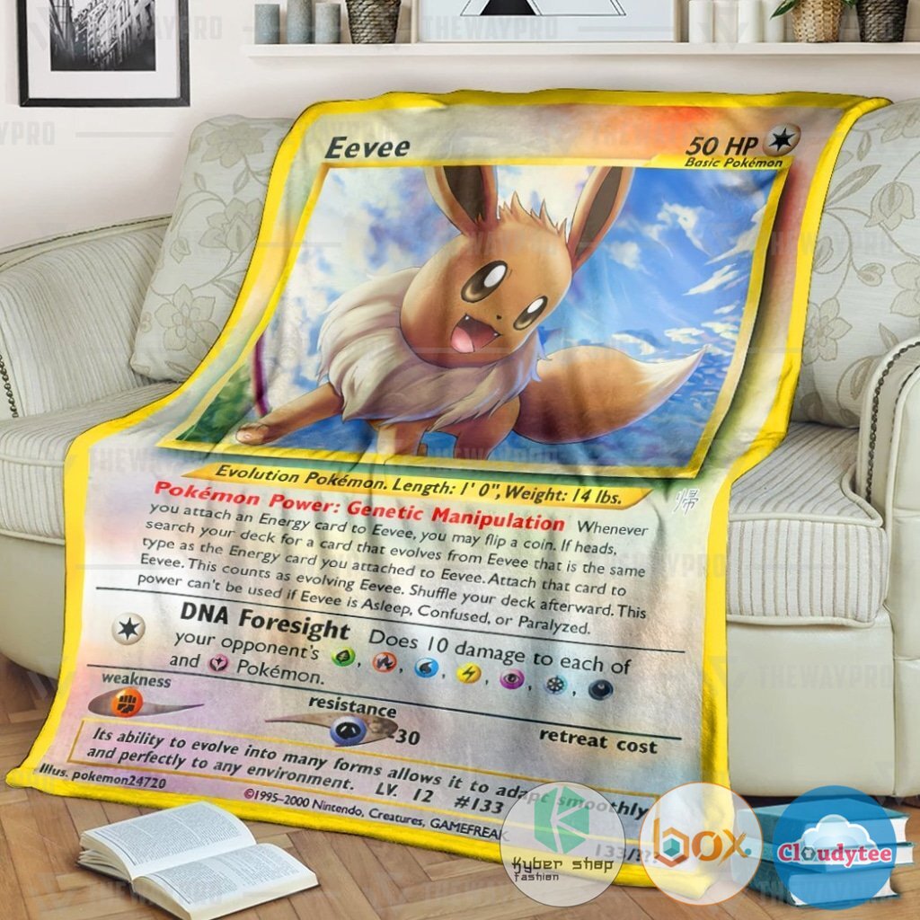 Pokemon Eevee Blanket