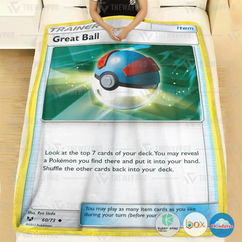 Pokemon Great Ball Trainer Blanket 2 Pokemon Great Ball Trainer Blanket 1