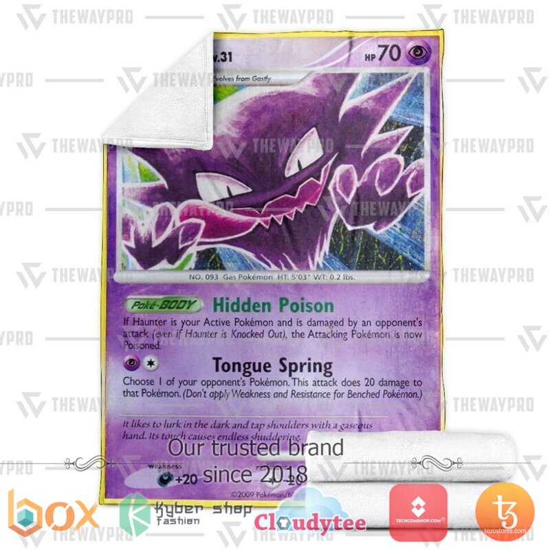 Pokemon Haunter Blanket 3 Pokemon Haunter Blanket 1 2