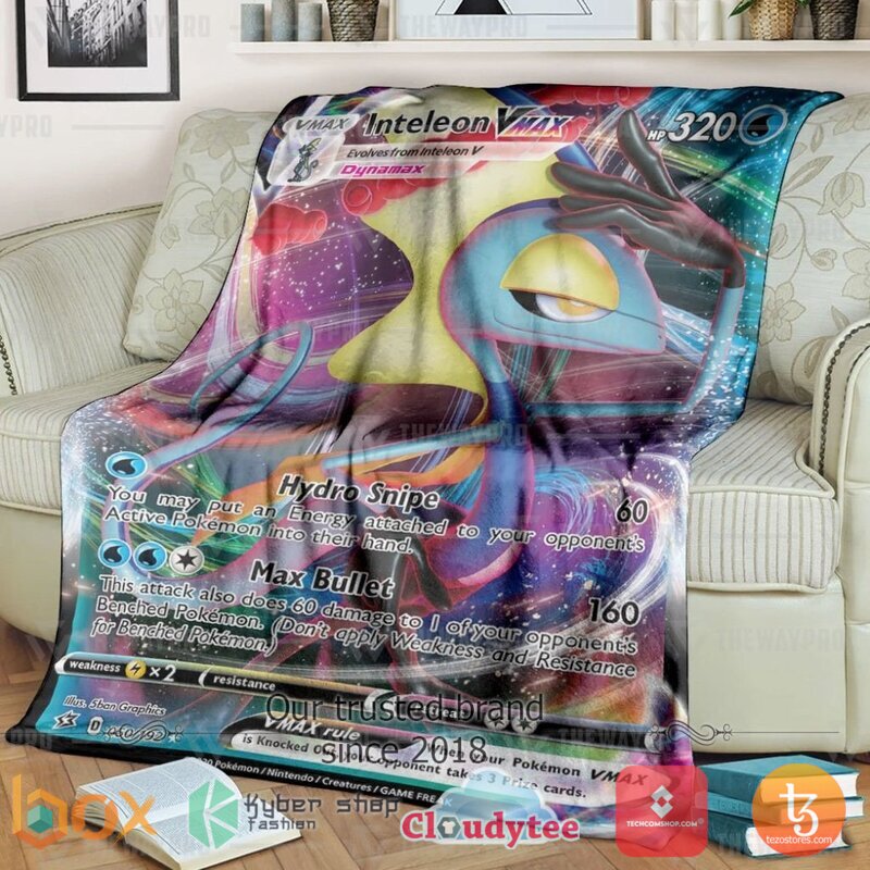 Pokemon Inteleon VMAX Blanket