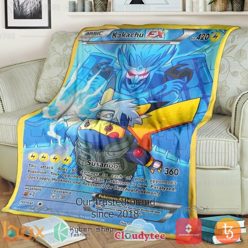 Pokemon Kakachu Blanket