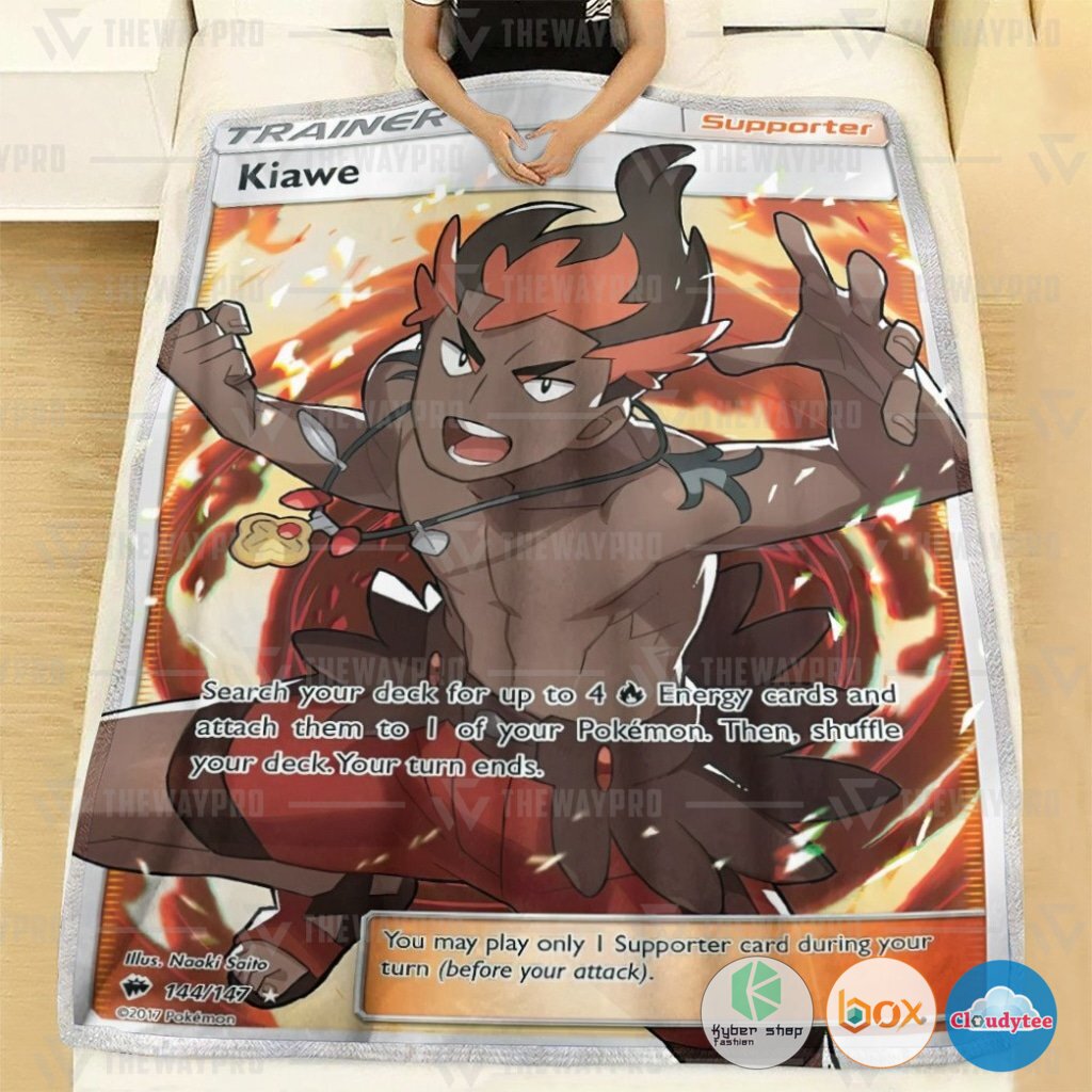 Pokemon Kiawe Trainer Blanket 2 Pokemon Kiawe Trainer Blanket 1