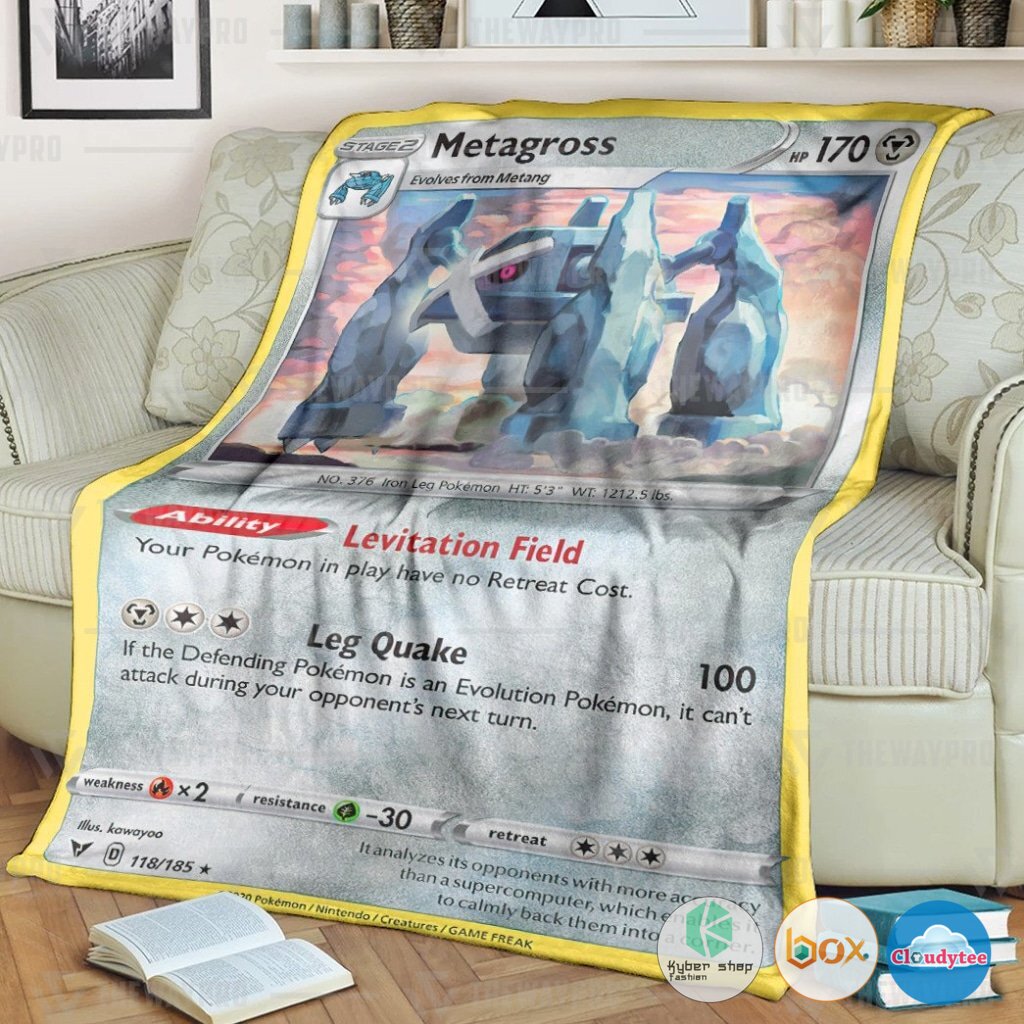 Pokemon Metagross Vivid Voltage Blanket
