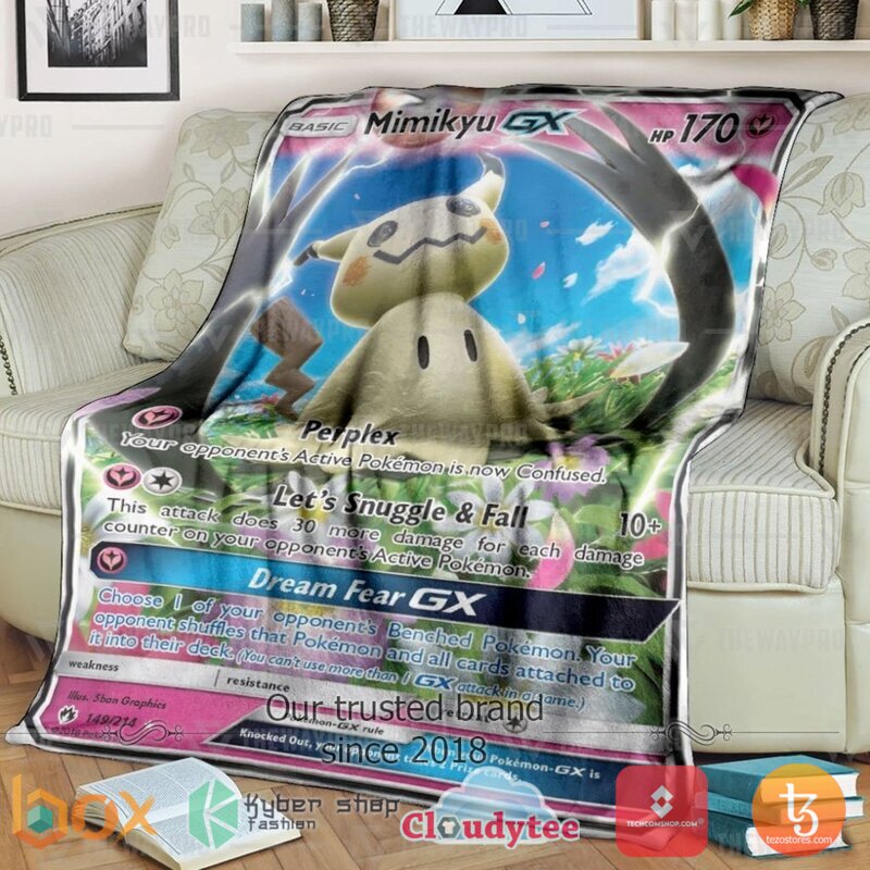 Pokemon Mimikyu GX Blanket