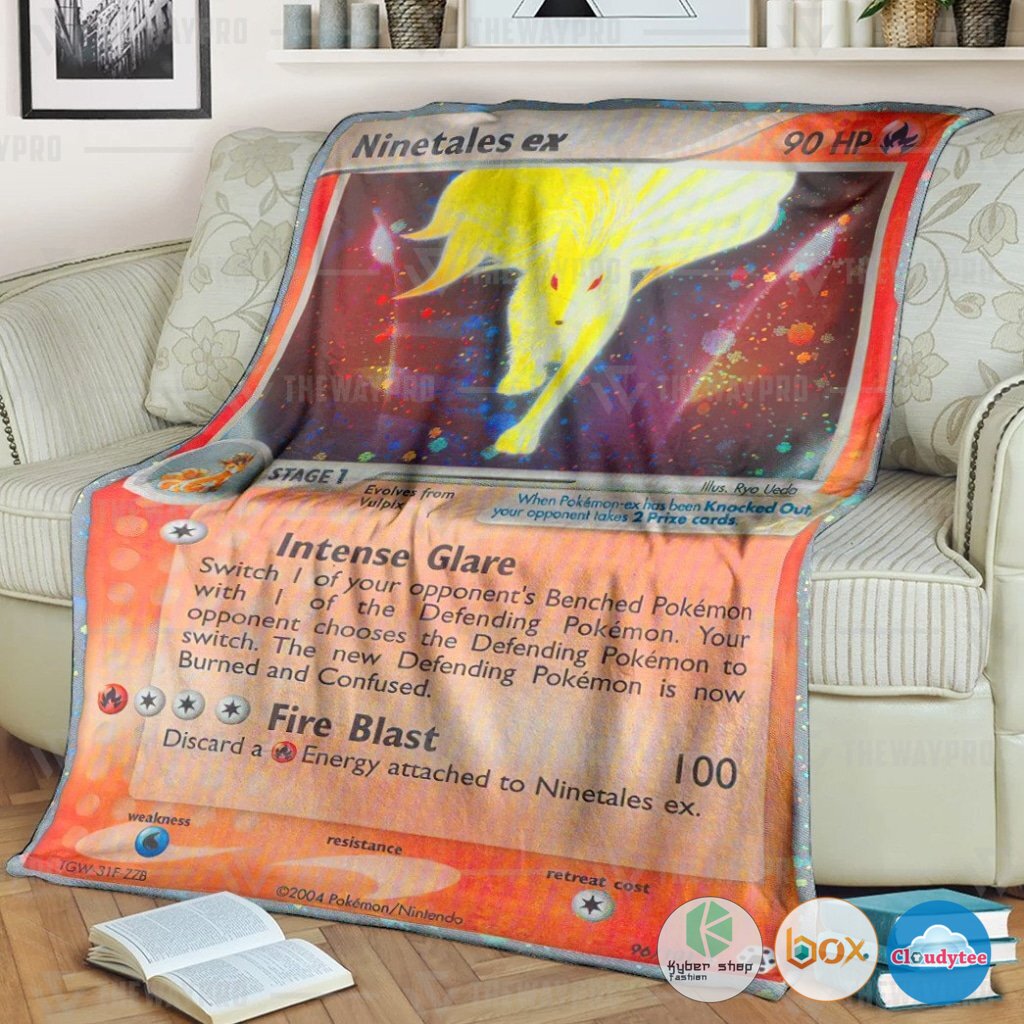 Pokemon Ninetales Ex Hidden Legends Blanket
