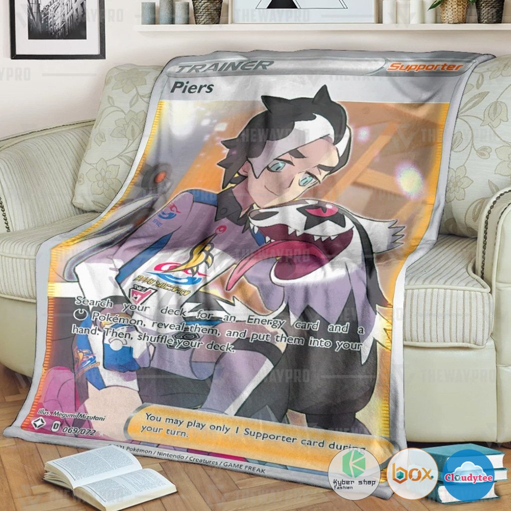 Pokemon Piers Shining Fates Trainer Blanket