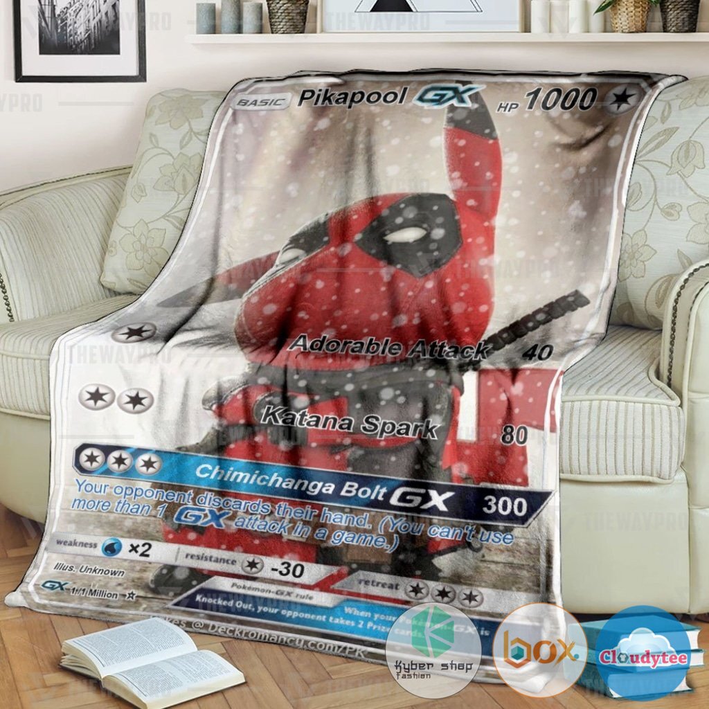 Pokemon Pikapool GX Blanket