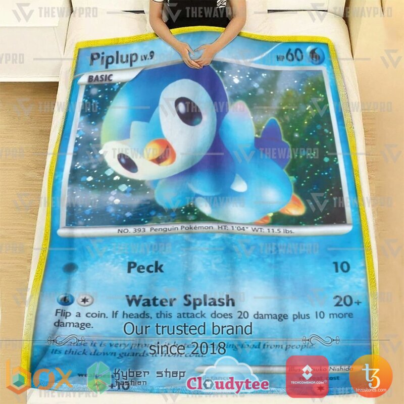 Pokemon Piplup Diamond & Pearl Promos Blanket 2 Pokemon Piplup Diamond Pearl Promos Blanket 1