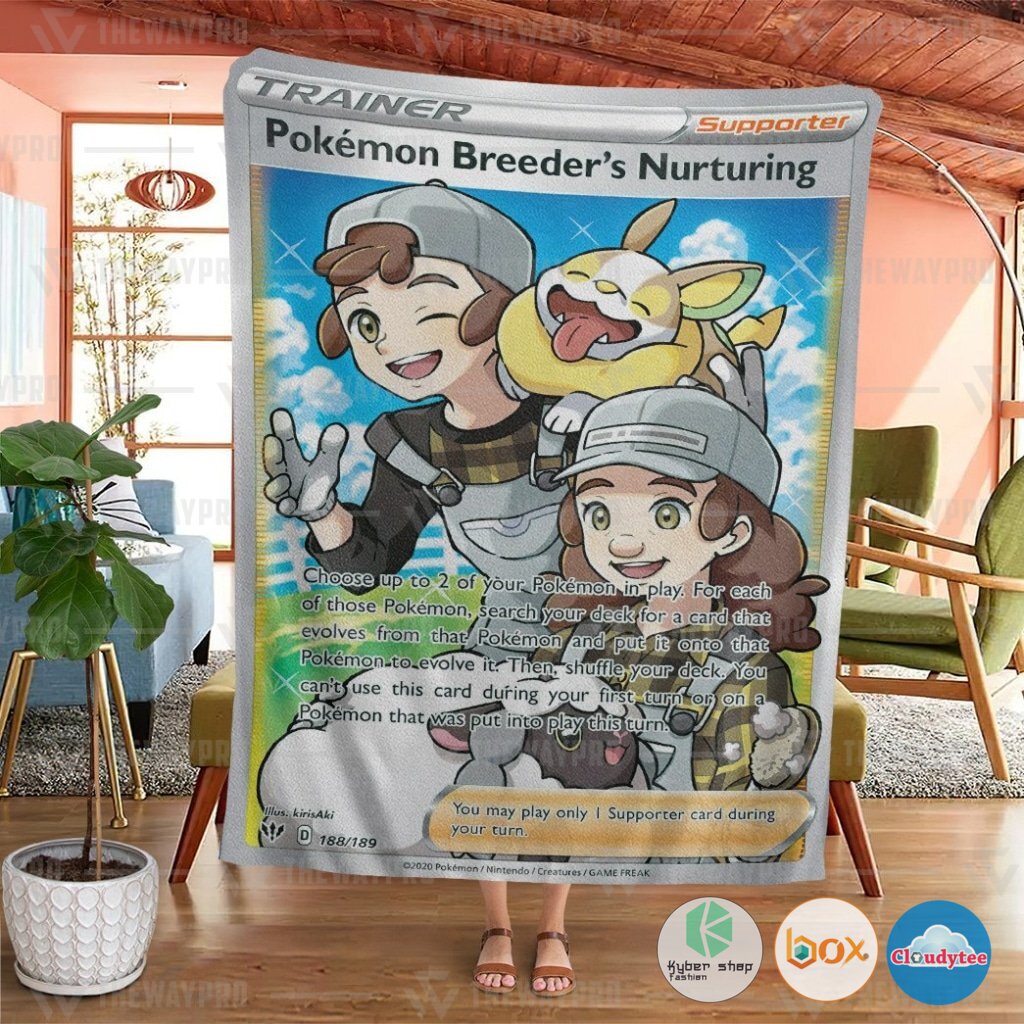 Pokemon Pokemon Breeder's Nurturing Trainer Blanket 4 Pokemon Pokemon Breeders Nurturing Trainer Blanket 1 2 3