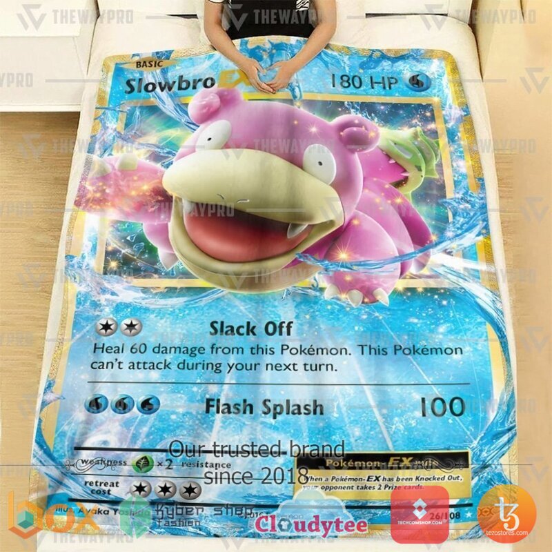 Pokemon SlowbroEX Blanket 2 Pokemon SlowbroEX Blanket 1