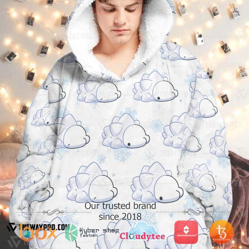 Pokemon Snom Fleece Hoodie Blanket