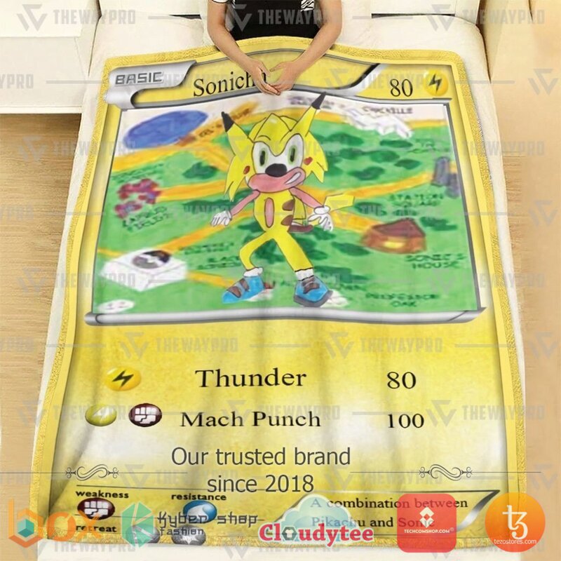 Pokemon Sonichu Blanket 2 Pokemon Sonichu Blanket 1