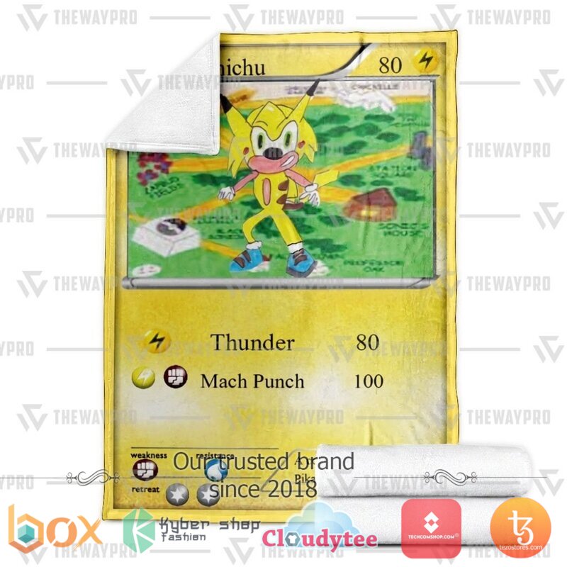 Pokemon Sonichu Blanket 3 Pokemon Sonichu Blanket 1 2