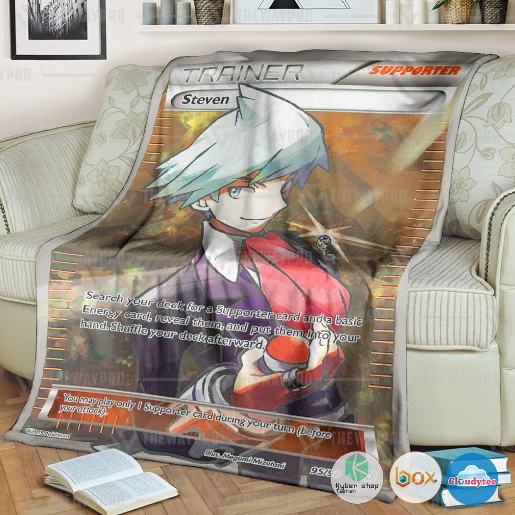 Pokemon Steven Trainer Blanket