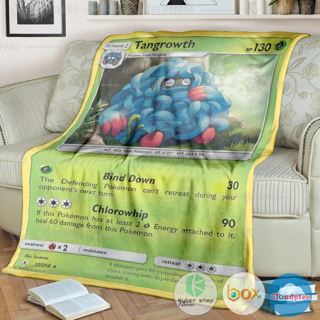 Pokemon Tangrowth Blanket