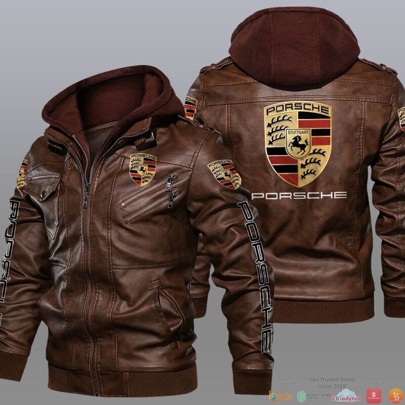 Porsche Car Leather Jacket 2 Porsche Leather Jacket 1