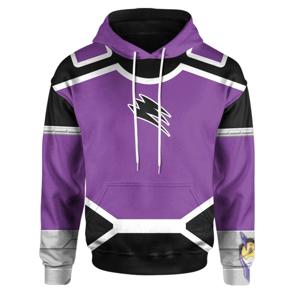 Power Ranger Jungle Fury Wolf Ranger 3D All Over Printed Hoodie