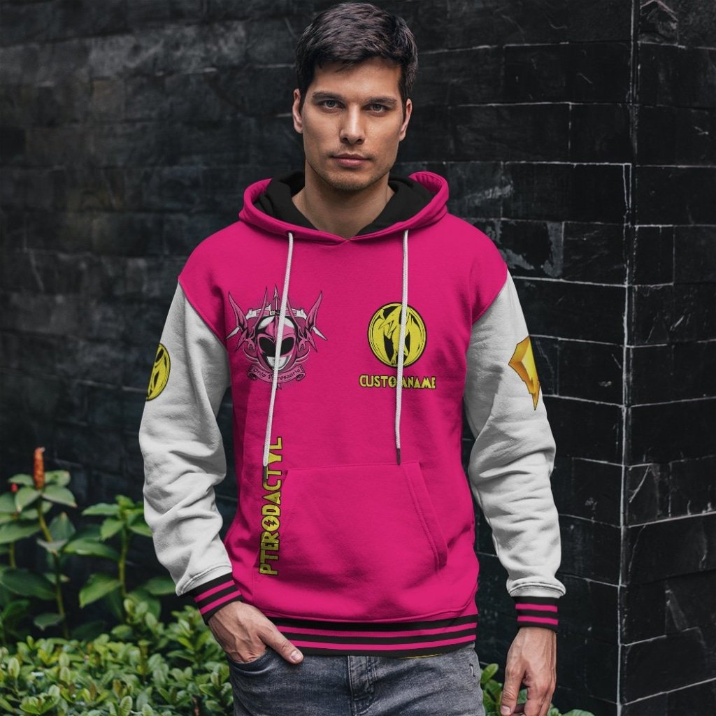 Power Rangers Mighty Morphin Pterodactyl Personalized Custom 3D All Over Printed Hoodie 1 2 3 4