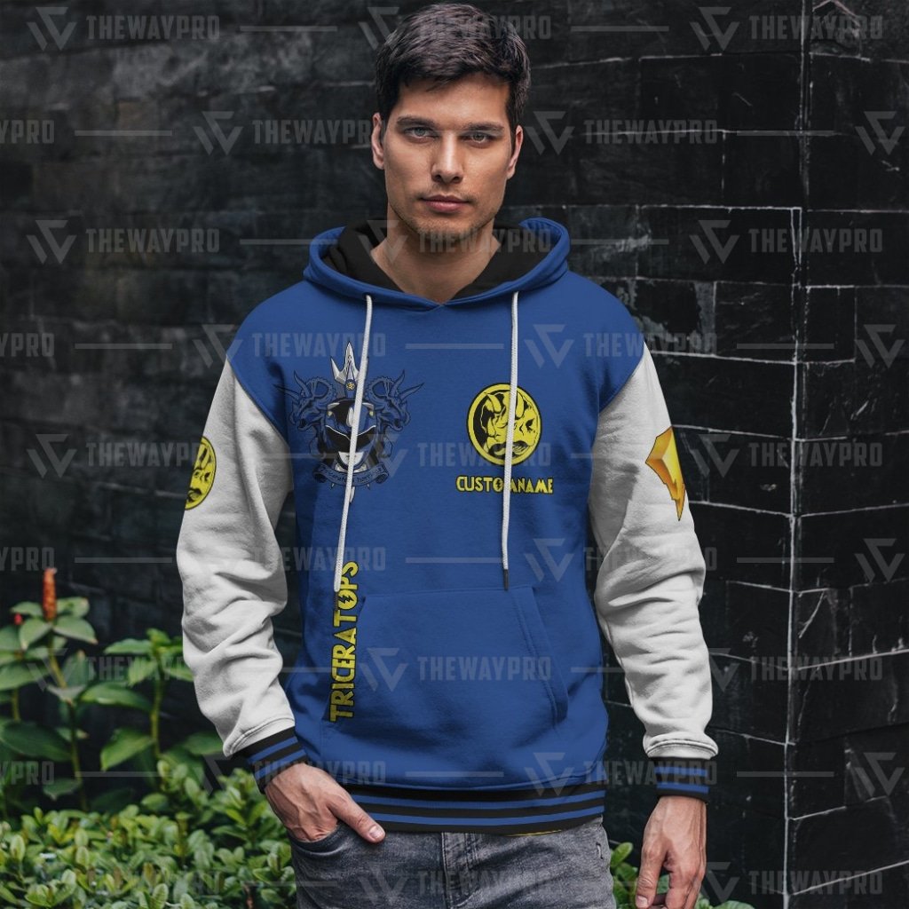 BEST Power Rangers Mighty Morphin Triceratops Personalized Custom 3D Printed Hoodie 5 Power Rangers Mighty Morphin Triceratops Personalized Custom 3D All Over Printed Hoodie 1 2 3 4