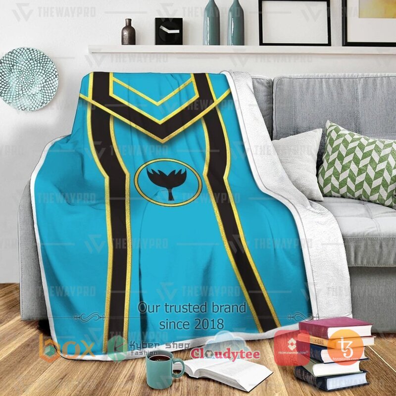 Power Rangers Mystic Force Blue Ranger Blanket 22 Power Rangers Mystic Force Blue Ranger Blanket 1