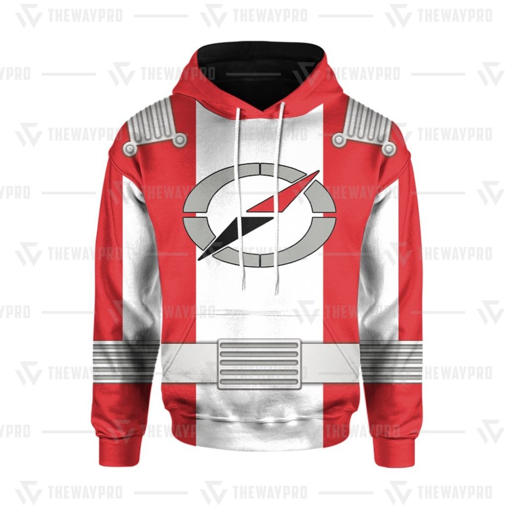 Power Rangers Operation Overdrive Red Ranger 3D All Over Printed Hoodie
