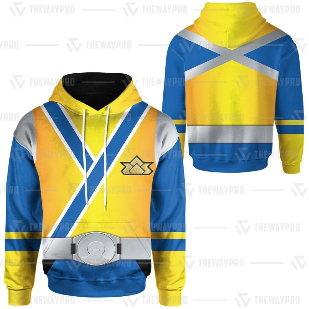 Power Rangers Samurai Gold Ranger 3D All Over Printed Hoodie 1 2 3