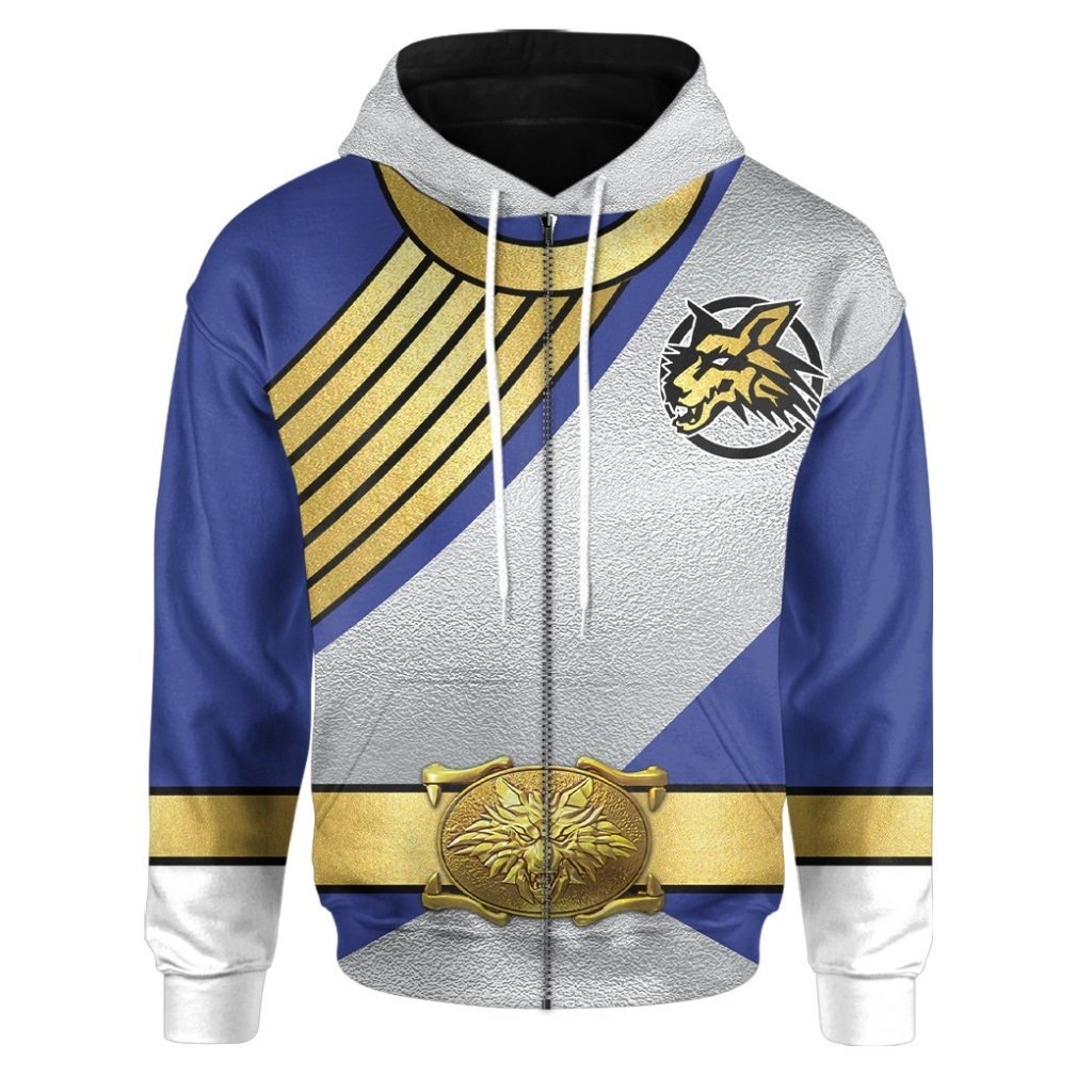 Power Rangers Wild Force Lunar Wolf Ranger 3D All Over Printed Hoodie 1