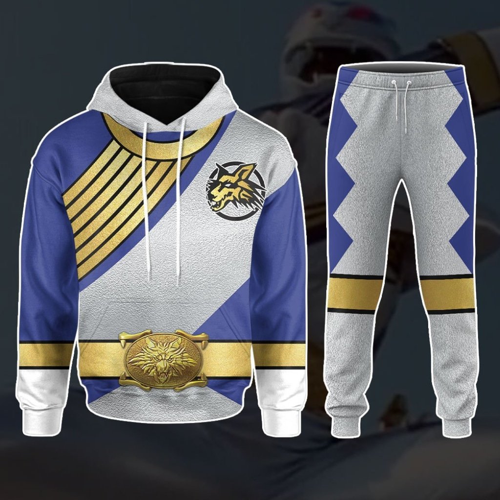 Power Rangers Wild Force Lunar Wolf Ranger 3D All Over Printed Hoodie 1 2