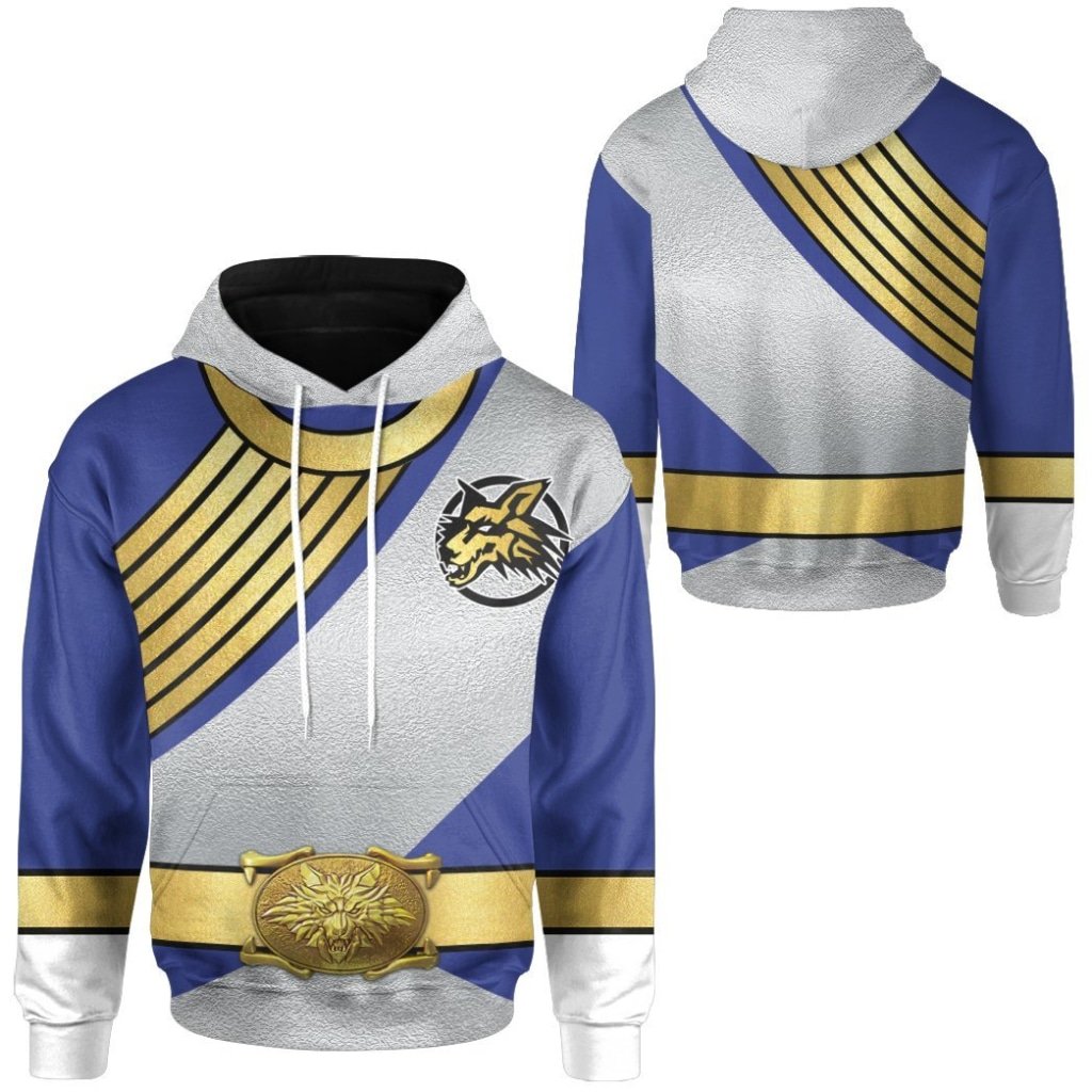 Power Rangers Wild Force Lunar Wolf Ranger 3D All Over Printed Hoodie 1 2 3