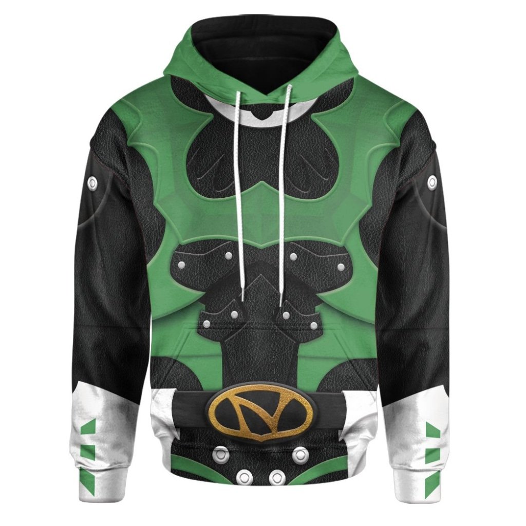 Psycho Rangers Green Psycho 3D All Over Printed Hoodie