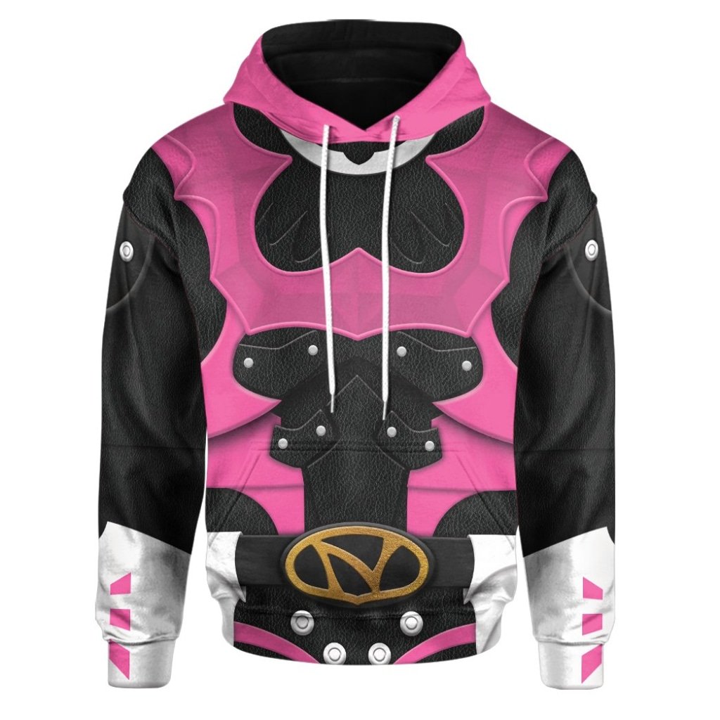 Psycho Rangers Pink Psycho 3D All Over Printed Hoodie