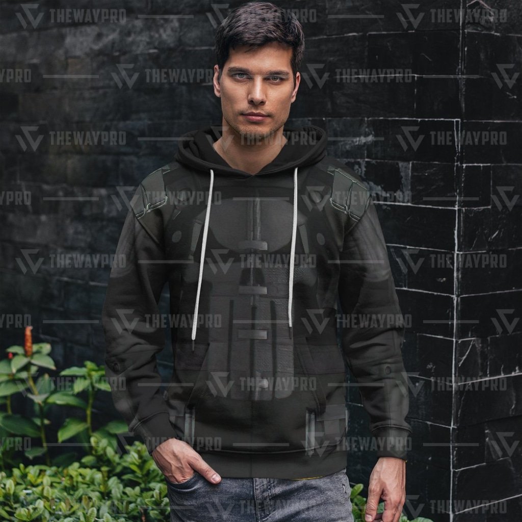 Punisher Skull 3D All Over Printed Hoodie