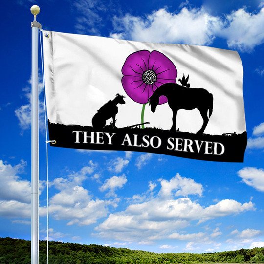 Purple Poppy they also served flag 1