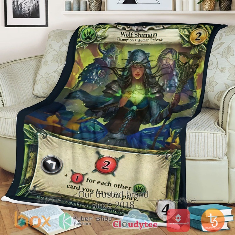 Realms Wolf Shaman Blanket