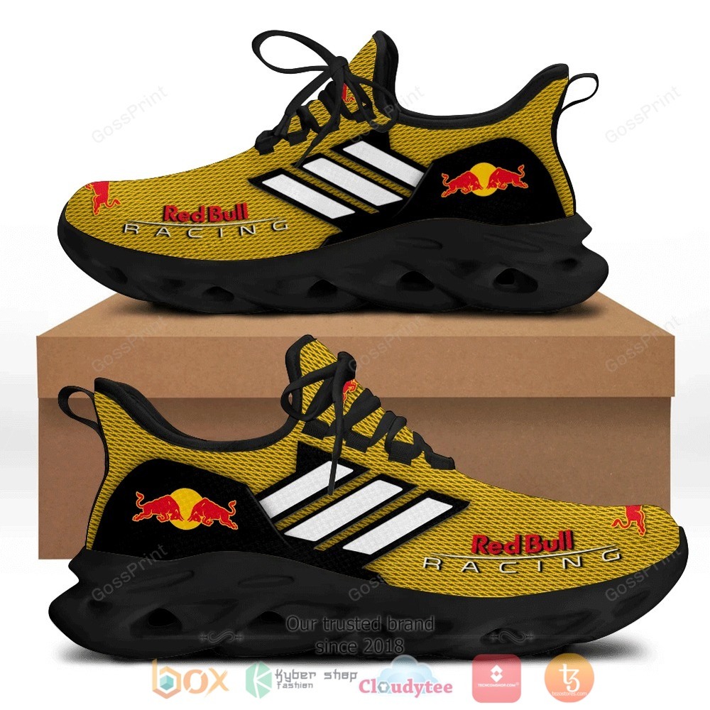HOT Red Bull Racing Yellow Clunky Max Soul Shoes 5 Red Bull Racing Yellow Clunky Max Soul Shoes 1 2 3