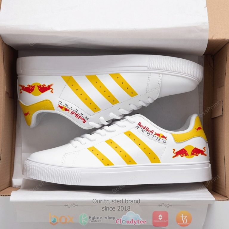Red Bull Racing Yellow Stan Smith Low Top Shoes