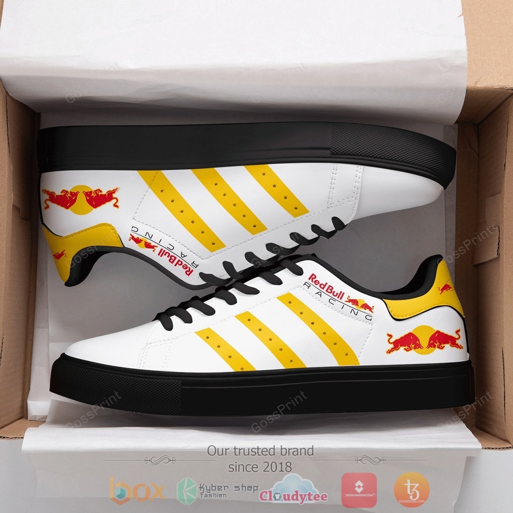 Red Bull Racing Yellow Stan Smith Low Top Shoes 1