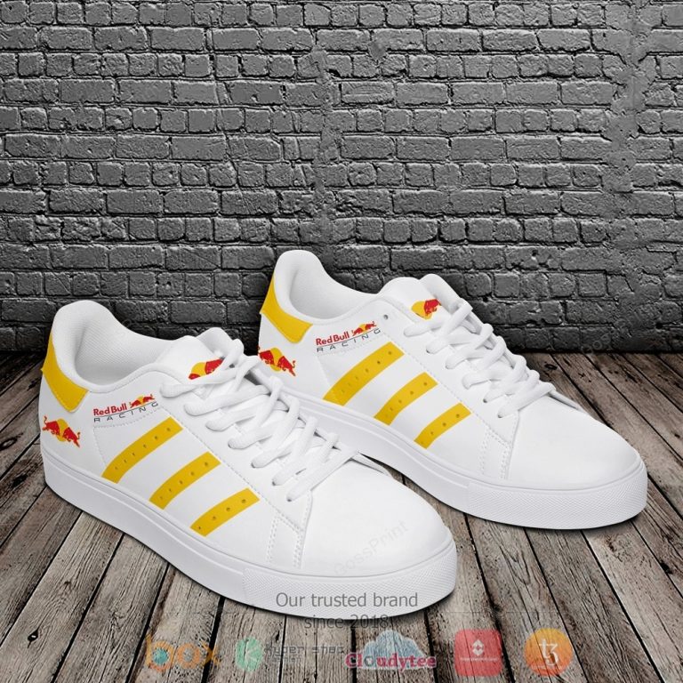 Red Bull Racing Yellow Stan Smith Low Top Shoes 1 2