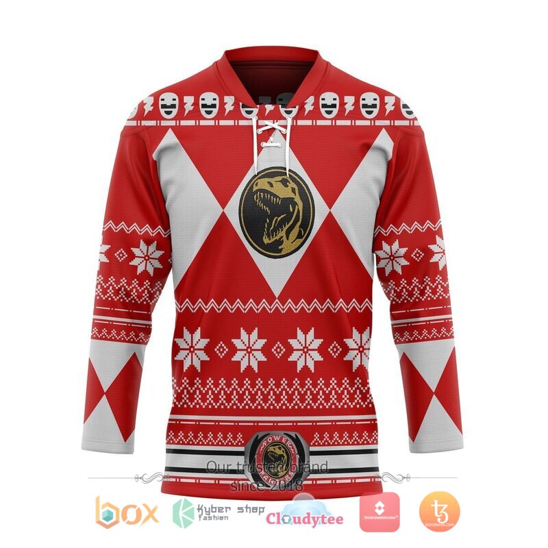 Red Power Hockey Jersey