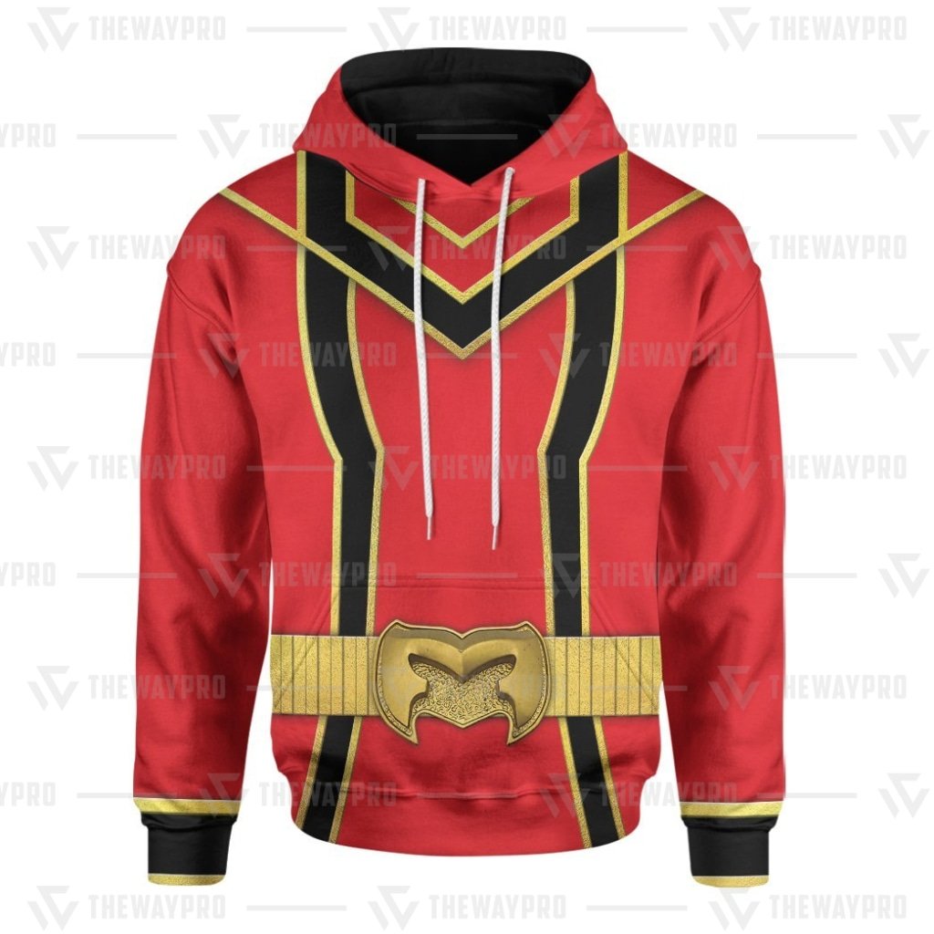 BEST Red Power Rangers Mystic Force 3D Printed Hoodie 1 Red Power Rangers Mystic Force 3D All Over Printed Hoodie