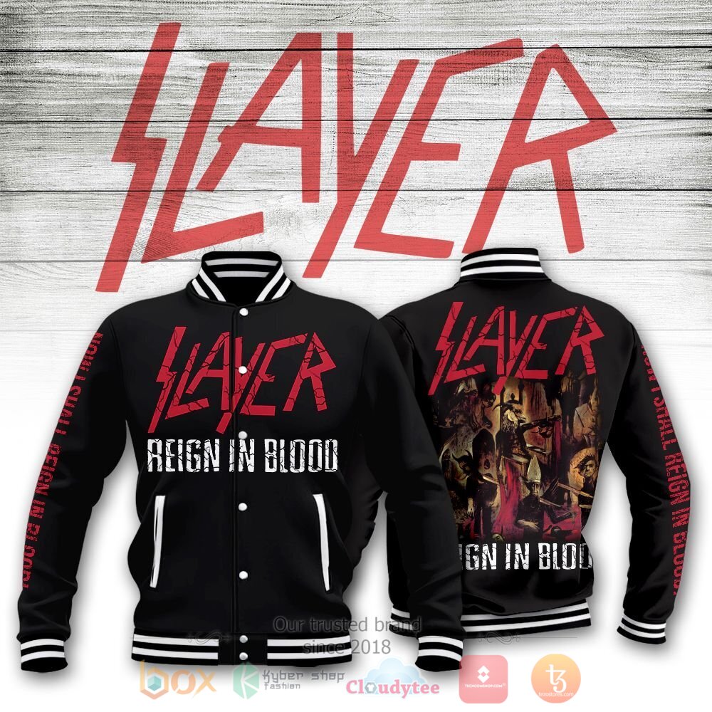 Reign In Blood Slayer Band Basketball Jacket