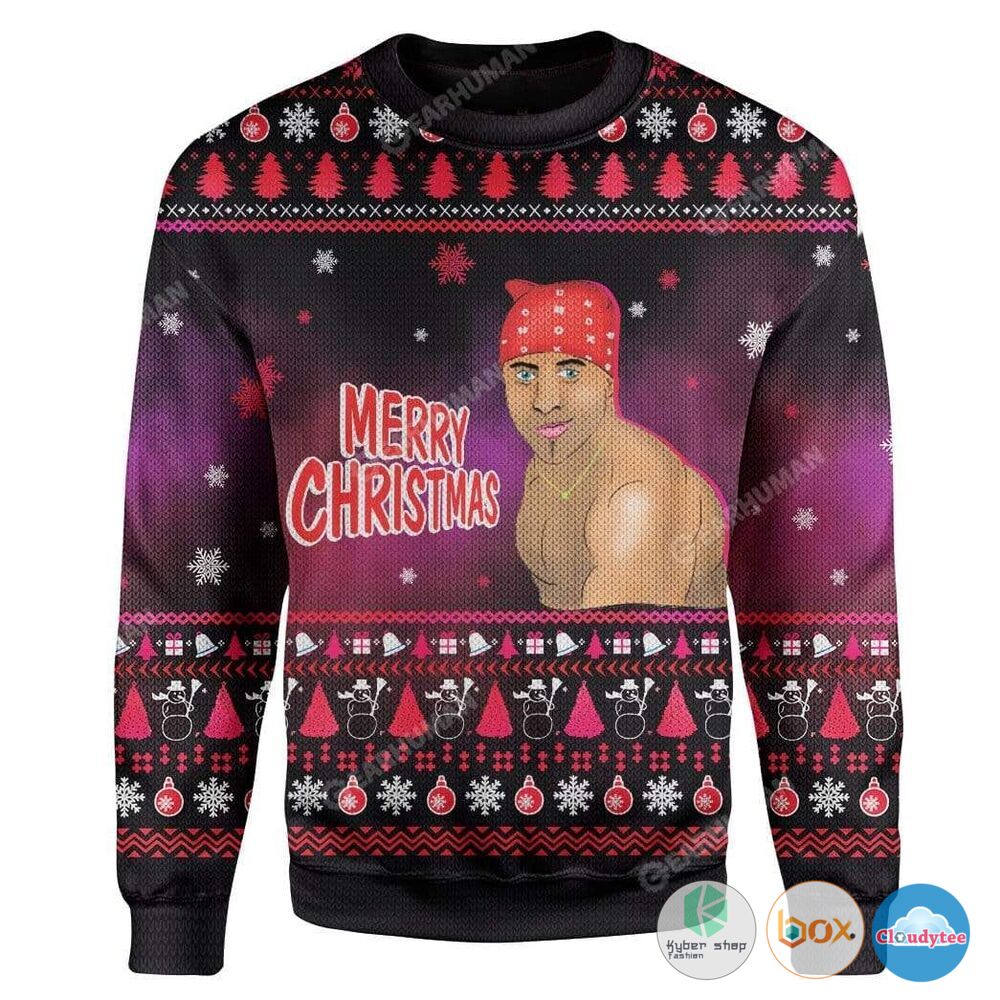 Ricardo Milos Merry Christmas Christmas Sweater