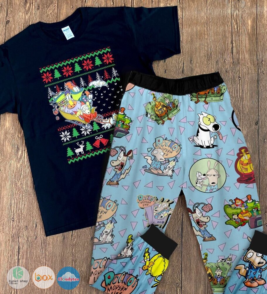 Rockos Modern Life short sleeves Pajamas Set