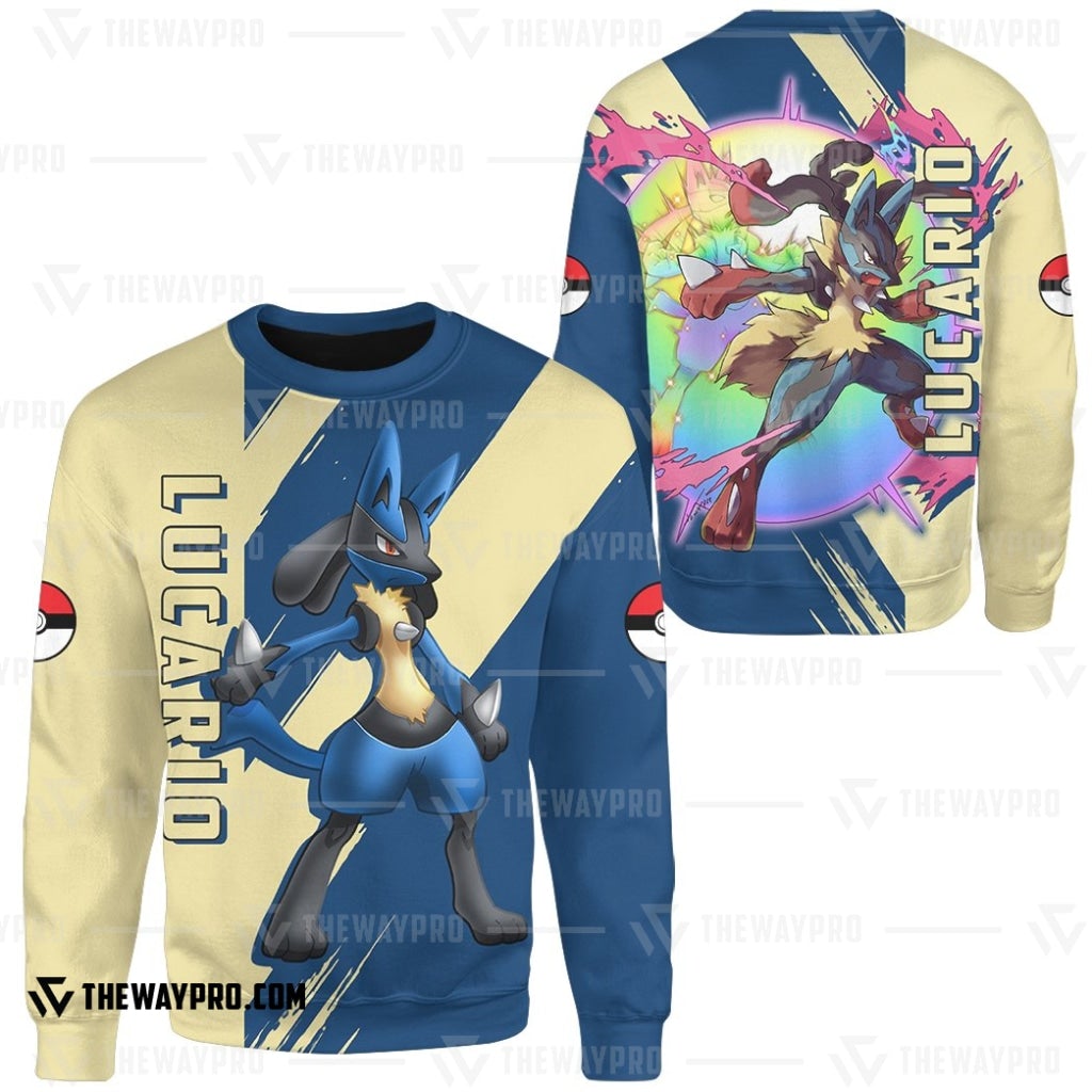 Lucario Pokemon Sweater 2 SS 6cea34e7 cfb5 4b80 b23c 0df12641142a