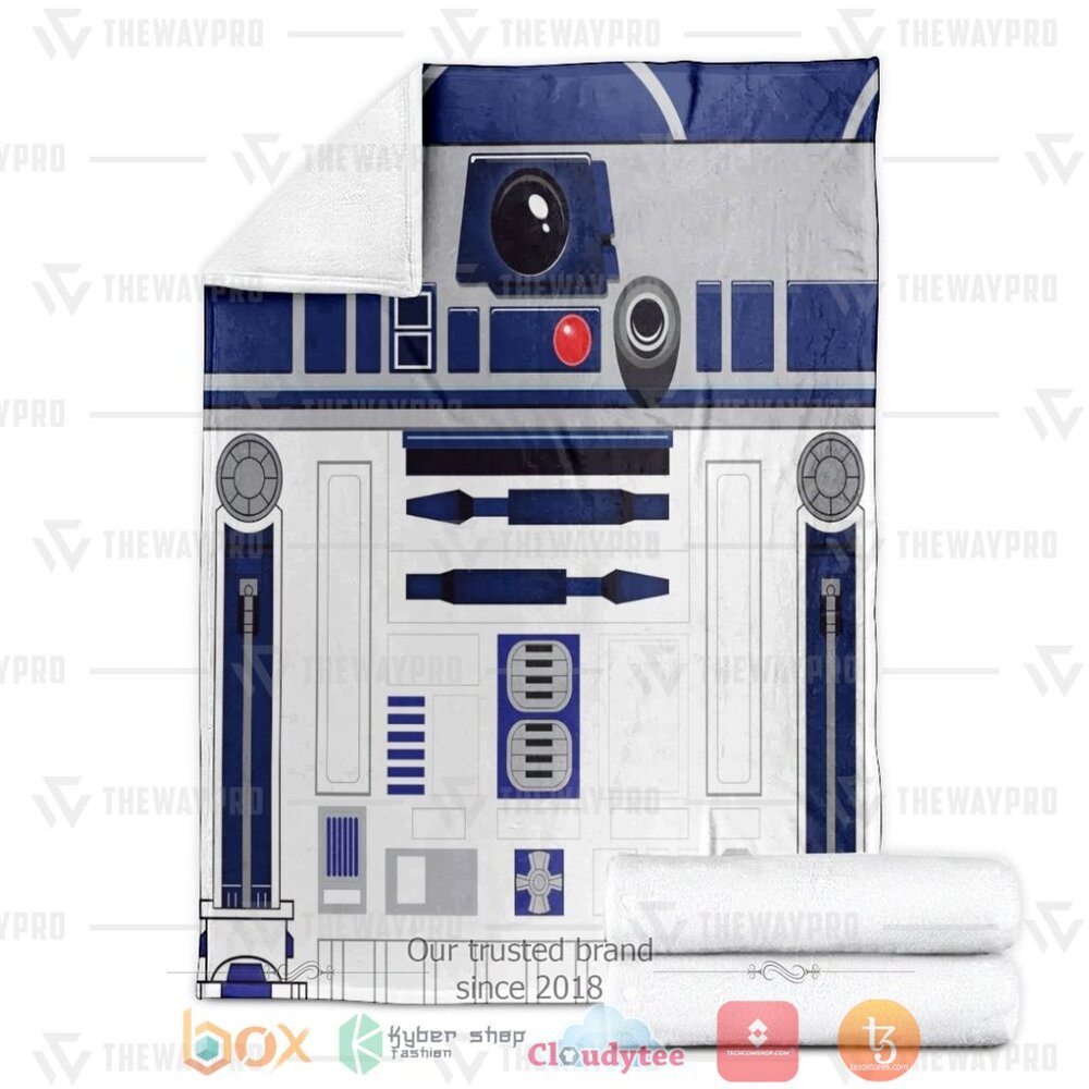 HOT SW R2d2 Adesivo Soft Blanket 3 SW R2d2 Adesivo Custom Soft Blanket 1 2